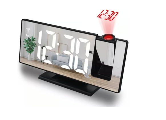 Reloj digital con proyector